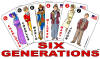 Six Generations Playing Cards